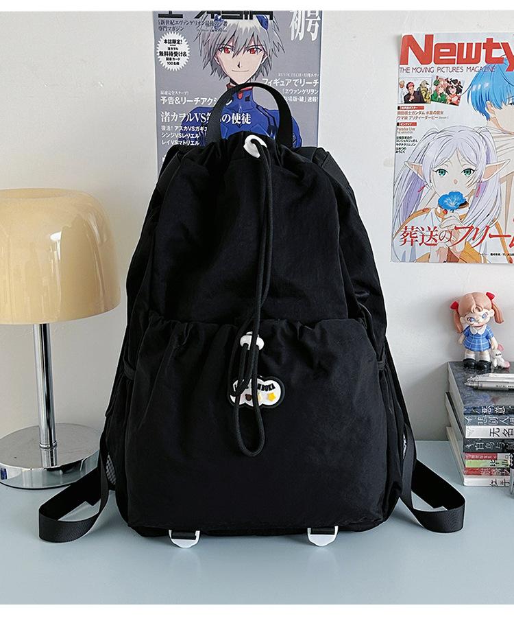 Schoolbag Mountaineering Bag New Drawstring Backpack Travel Backpack Light Sports Fitness Backpack Outdoor Camping Leisure Backpack