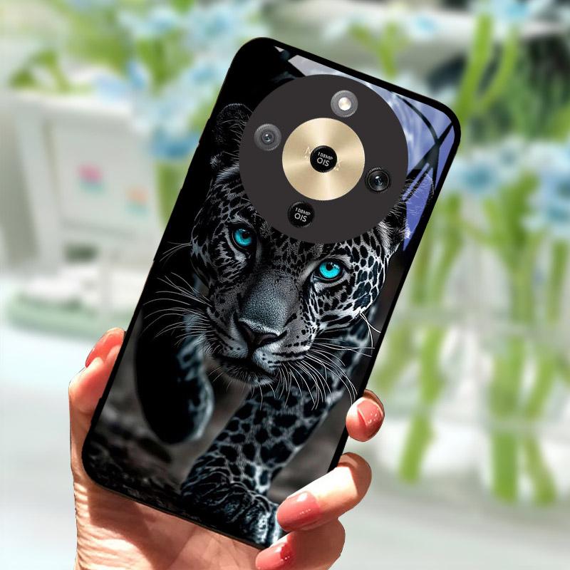 For Honor X9d HonorX9d Case MTN-NX1 Luxury Painted Cover Tempered Glass Phone Casing For Honor X 9 D Fundas Coque Camera Protect