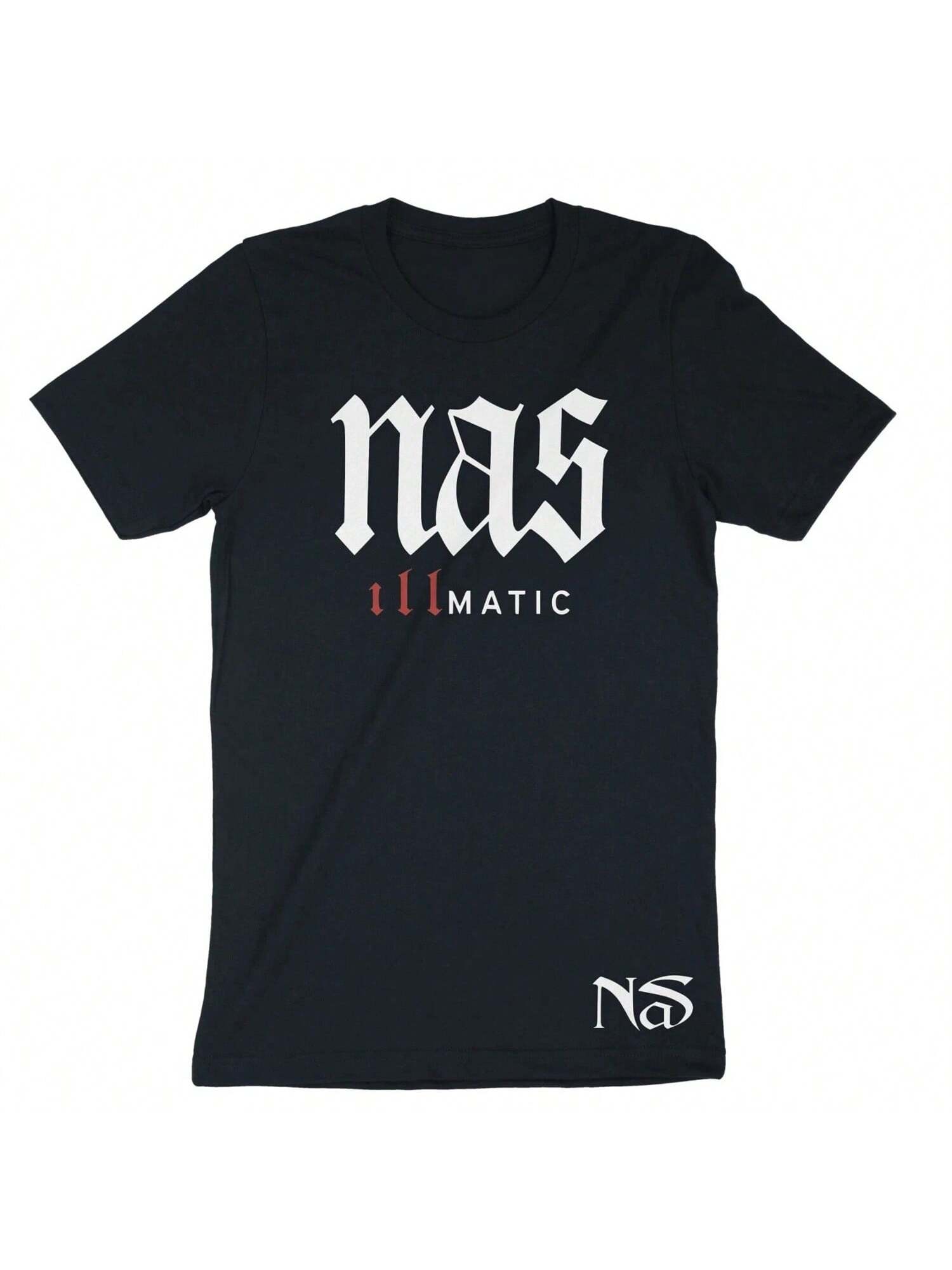 Nas T-Shirt 90s Queens Hip Hop Rapper Tribute T-Shirt Fashion Graphic Design Printed T-Shirt unisex s Wounisex s Universal Casual Top S разноцветный