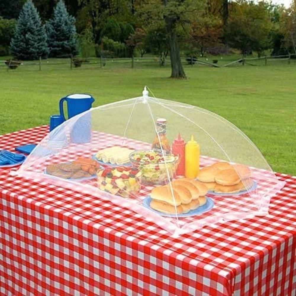 Durable Foldable Food Covers Breathable Dustproof Dining Table Mesh Cover Anti Fly Mosquito Fruit Picnic Protect Net