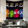R.E.P.O Wall Hanging Printed Fabric Blanket Decorative Tapestries for Bedroom Living Room Home Decor