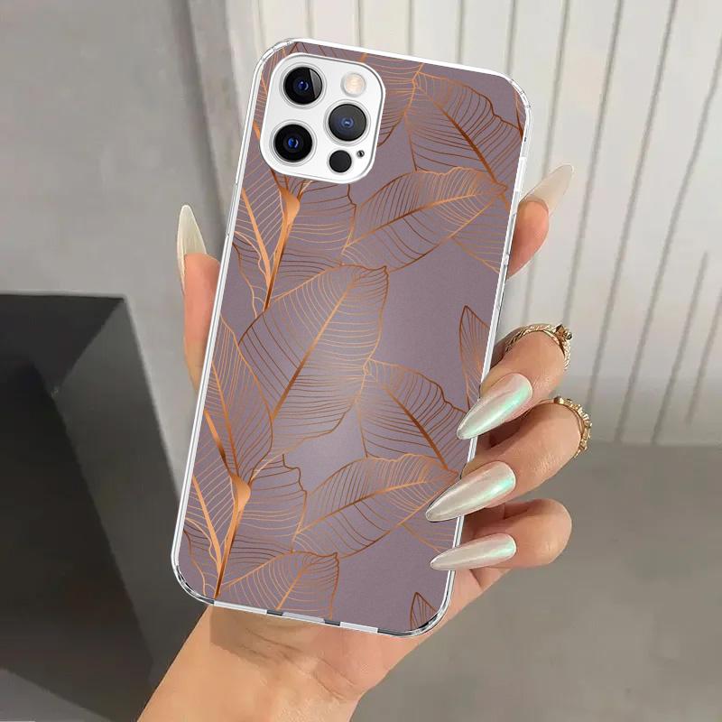 Beautiful Rose Bling Picture Phone Case for Iphone 17 Air 16 15 Plus 14 13 Mini 12 11 Pro Max 16E 7 8 SE 2020 Soft Funda Print S