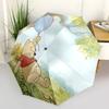 Winnie the Pooh, Tygrys Automatyczny Otwierany i Zamykany Parasol, Kompaktowy Parasol Podróżny, Lekki i Przenośny, Odpowiedni na Plażę, do Codziennych Dojazdów