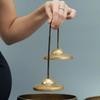 The Eight Auspicious Symbols Tingsha Cymbal Bell Handcrafted Brass Chime Bells  Buddhist