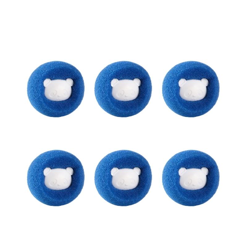 Washing Machine Sponge Cleaning Balls Anti Twinning Cleanable Adsorbable Hair Cartoon Xiong Decontaminating Washing Balls