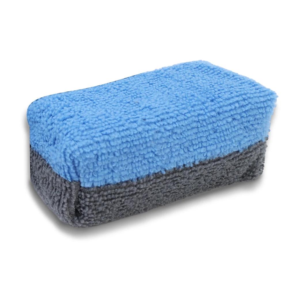 

3/1 шт. Микрофибровая губка-аппликатор, салфетки для чистки автомобиля, губка для полировки с воском, сверхтонкая волокнистая ткань, губка для протирки