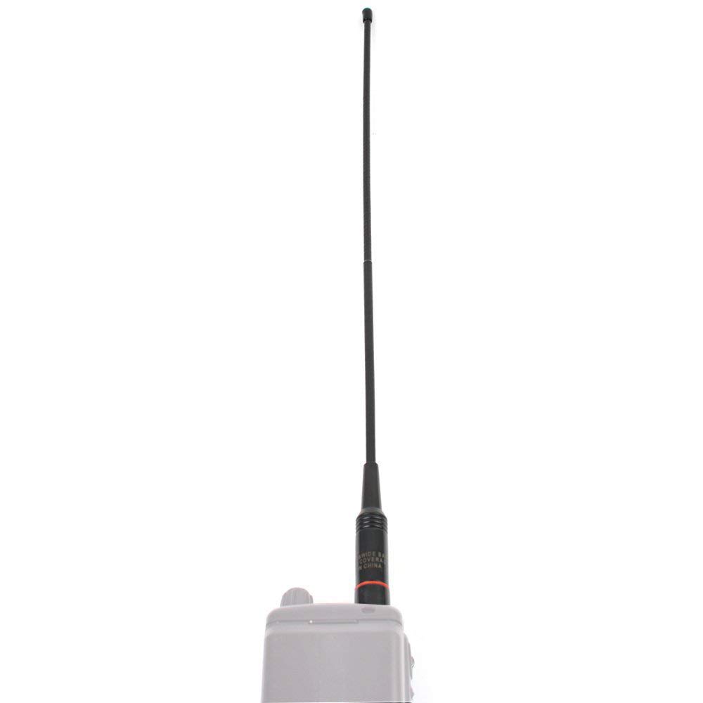 144430MHz & Wideband Reception Compatible VHFUHF SMAP Connector Flexible Handheld Antenna NA-772 Compatible with YAESU, KENWOOD, and ICOM Radios