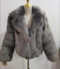 European and American Women's Faux Fur Coat, Imitation Fox Fur, 2023 Autumn/Winter Collection, Suit Collar.