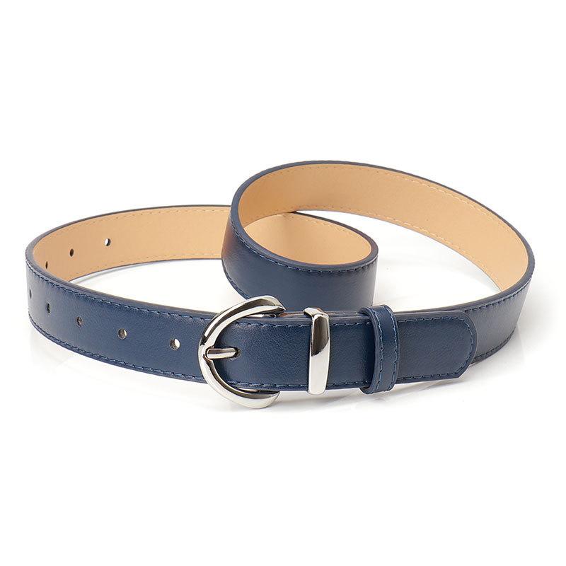 Belt Women'S Minimalist High-End Sense Imitation Leather Style Jeans Women'S Belt