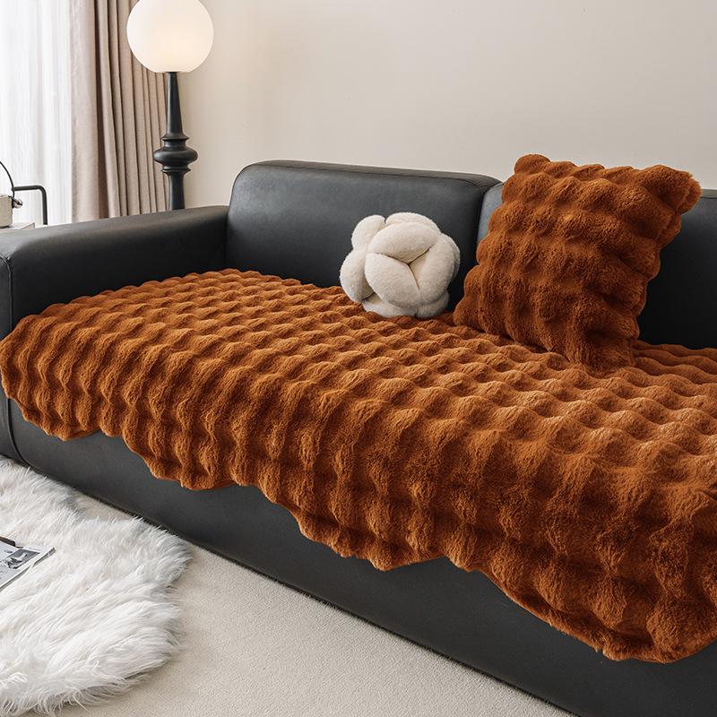 Fransk Spesialformet Fortykket Plysj Sofaputetrekk Ny Høst Og Vinter Avansert Fiksert Sklisikker Sittepute