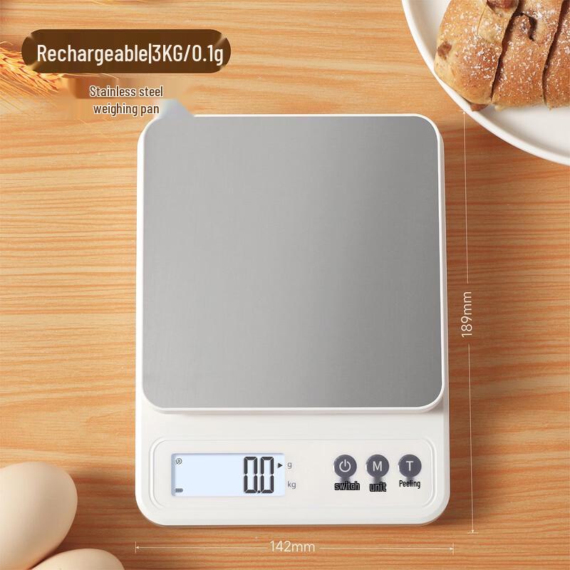 Zhaoran Rechargeable High Precision Digital Kitchen Scale