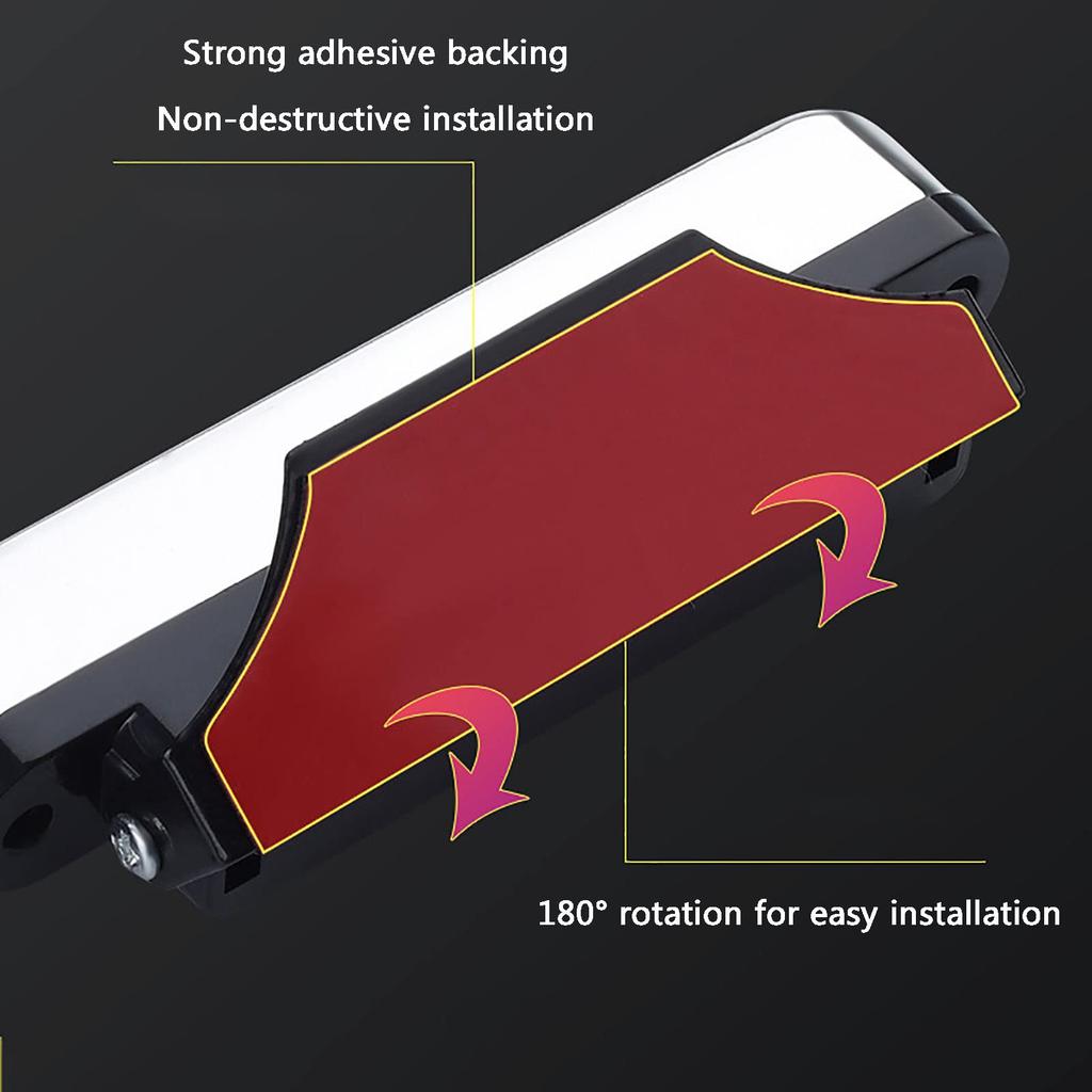 Wind Power Front Light, 1 Pair LED Car Daytime Running Light with 8