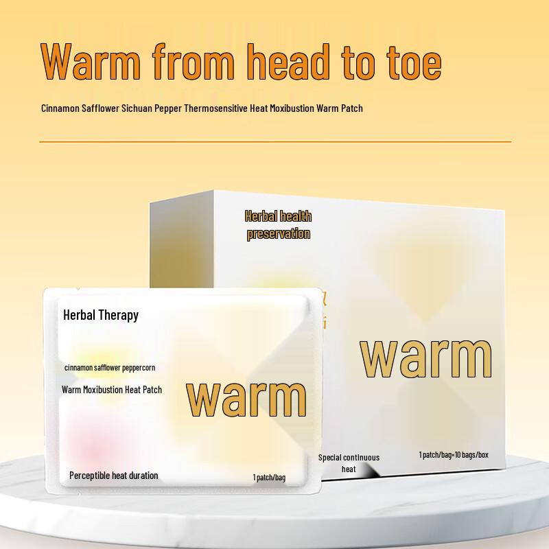 Self-Heating Herbal Body Warmer Patches