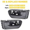 LH RH Door Front Handles Interior Pair Fit 2004-2010 Toyota Sienna 3.5L