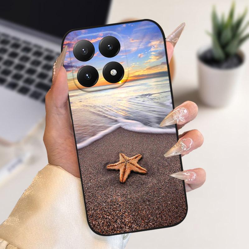 Pro Xiaomi 15T Pouzdro Stylová Malba Nárazuvzdorný Zadní Kryt Pro Xiaomi 15 T Kryt Telefonu Měkký TPU Silikonový Ochranný Kryt Proti Pádu