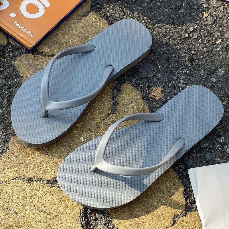 new colorful flip-flops bathing non-slip pinching feet summer travel couple portable cool slippers women's