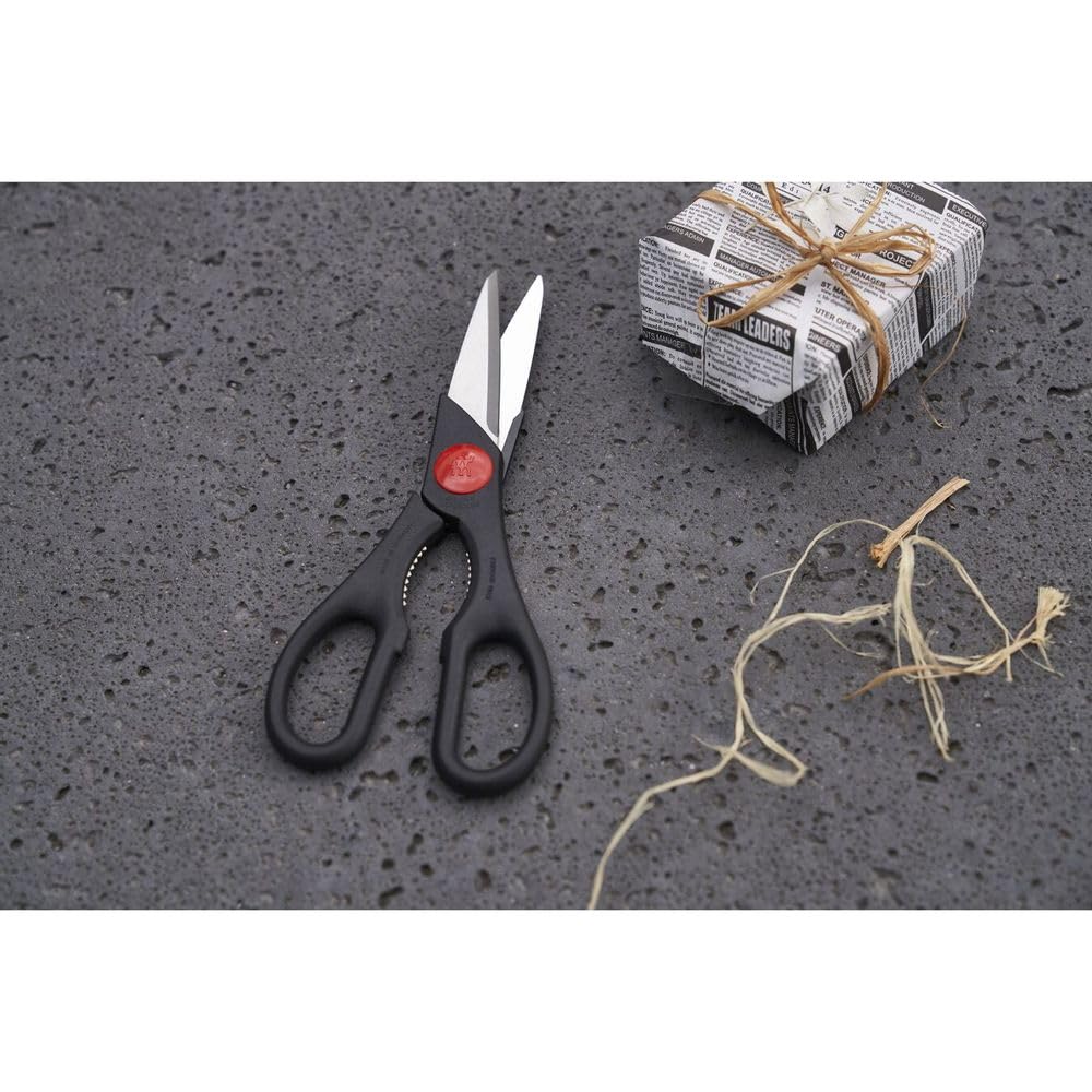 ZWILLING Kitchen Stainless Steel Kitchen Scissors Japanese "Twin Scissors, Black" [Official Product] 43967-200