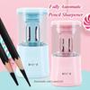 School Office Stationery Supply Portable Automatic Pencil Sharpener USB Rechargeable Electric Pencil Sharpener