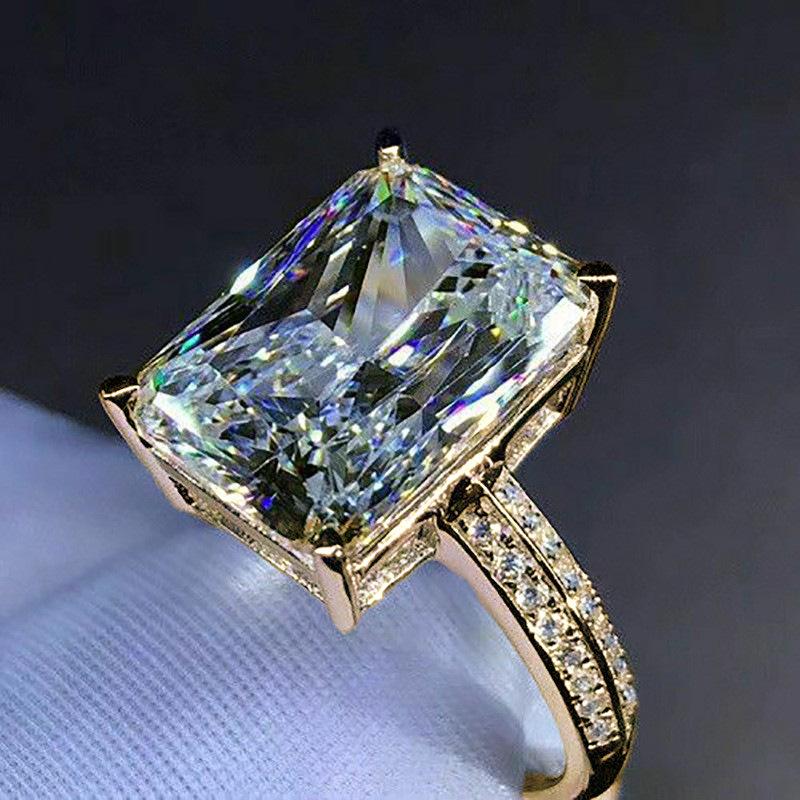 Luksusowy Pierścionek z Diamentem Sprzedaży Bezpośredniej Dziewczęcy Stop Modny Pierścionek z Temperamentem 520 Prezent dla Dziewczyny