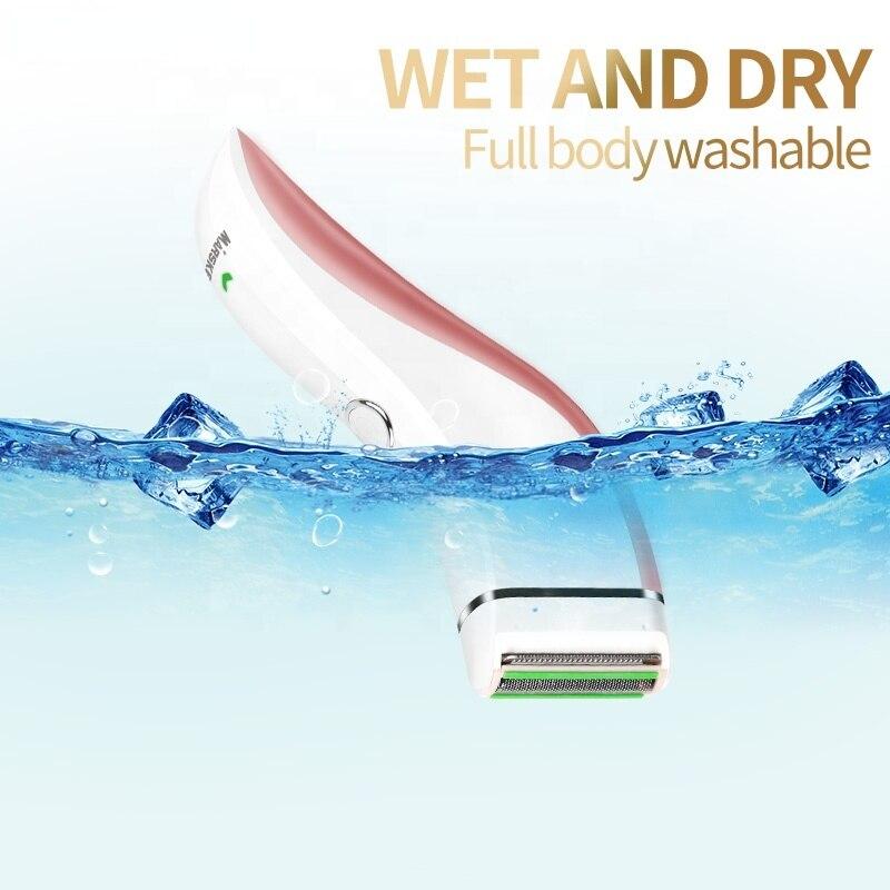 USB Electric Woman Rechargeable Shaver Washable Lady Bikini Underarm Epilator Hair Removal Face Hair Remover Body Razor Cutter