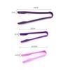 3PCS/Set Versatile Plastic Food Tongs Non-Slip Meat  Vegetable Salad Clip Frying Barbecue Tools Bread Dessert Clamp