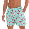 3D Print Flamingo Sports Quick-dry Breathable Men Women Pants Outdoor Casual Vacation Beach Hawaiian Sea Surfing Shorts Summer