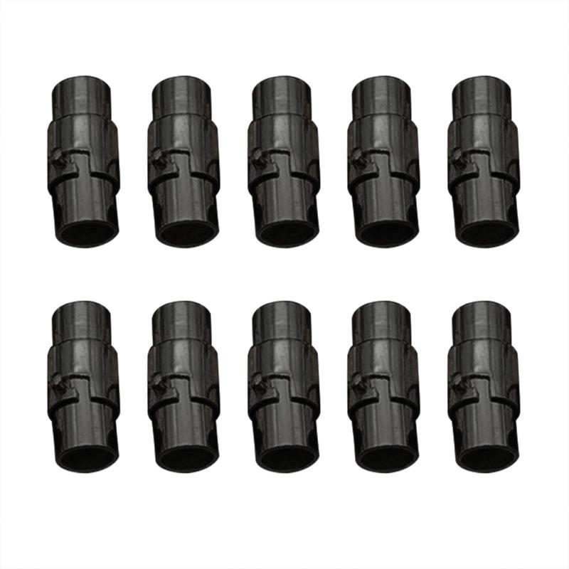 Balení 10 magnetických zapínání Díl pro výrobu šperků Měděné koncovky šňůr pro kůže Lanový náhrdelník Náramek Příslušenství