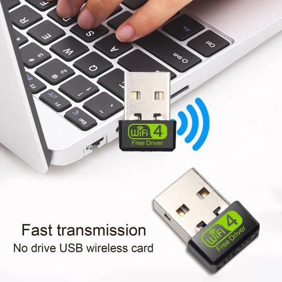 USB Wi-Fi Bezdrátová síťová karta Rychlé Zabezpečené Připojení 150Mbps Vysoká Rychlost Instalace bez CD Adaptér s ovladači Síťová karta