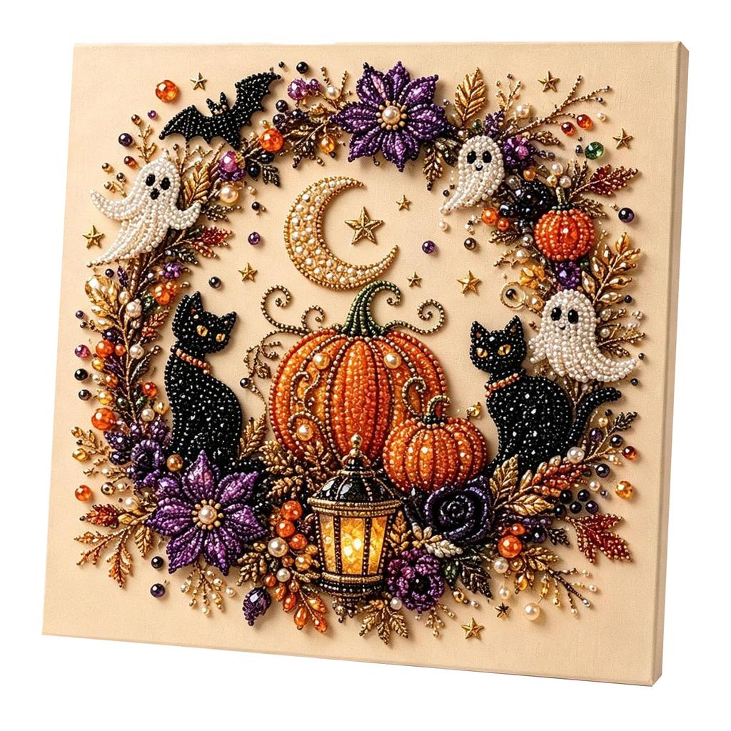 Halloween Kit for DIY Jewelry Making - Beaded Bracelet and Necklace Set for Holiday Party Favors