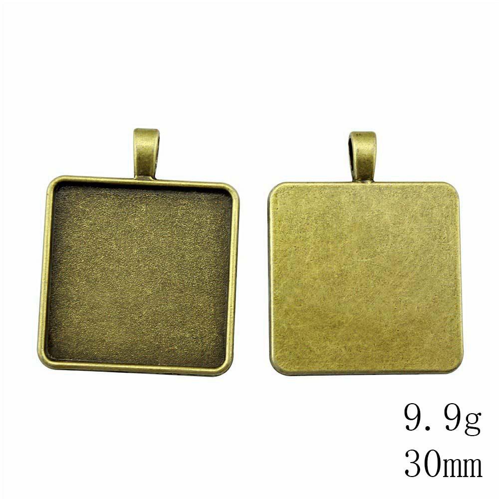 New Year's Day Accesories Fit Round 30-35mm Glass Cabochon Base Setting Tray Accessories Parts Souvenir Accessory Parts