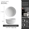 High-End Ceramic Bowl: Ideal for Rice, Instant Noodles, Soup, Salad—Perfect for Home or Dormitory Use