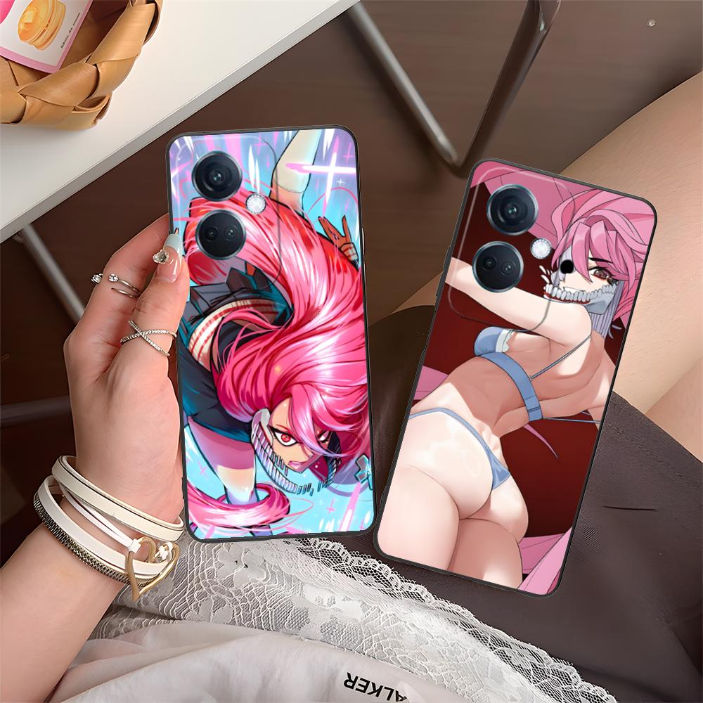 Dandadan Aira Shiratori Phone Case for OPPO Reno 14 13 12 11 10 9 8 7 6 5 F T Pro 5G Colorful Printing Cover Pretty Luxury Cover