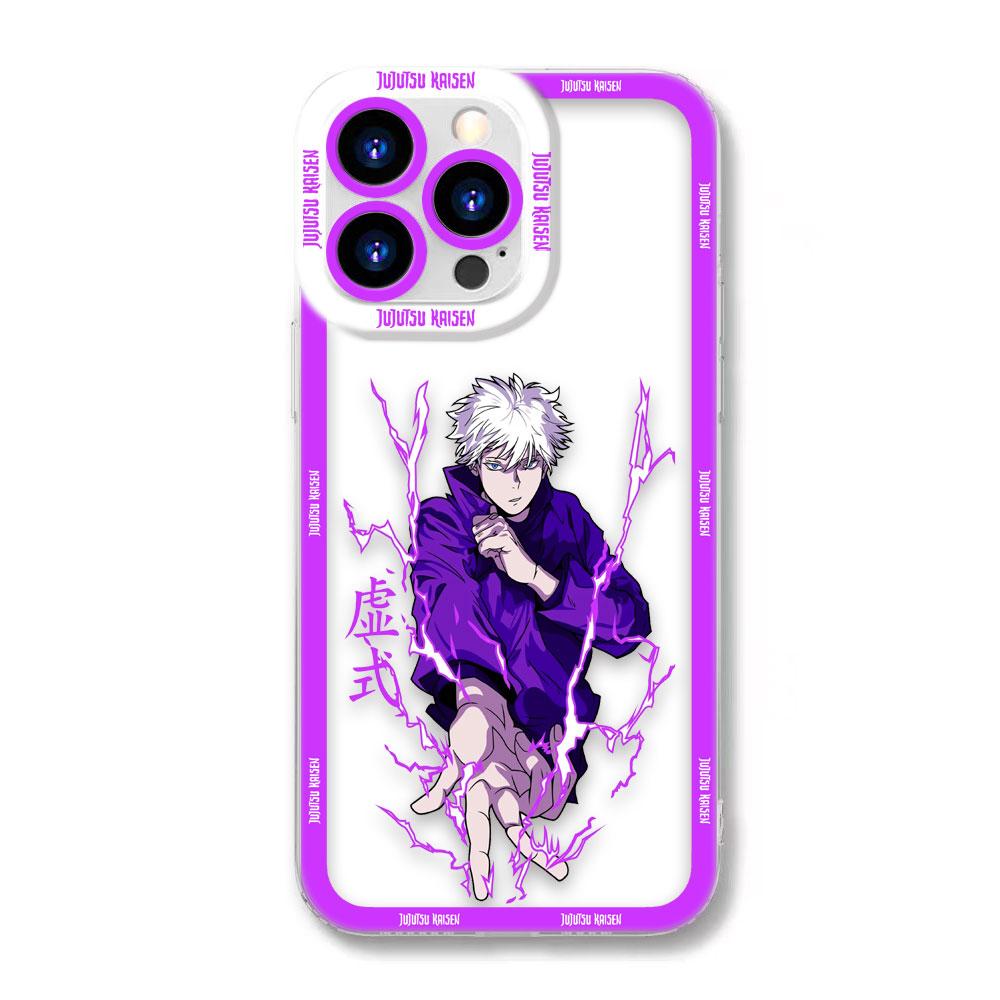Sukuna Gojo J-Jujutsu Kaisen Clear Phone Case For Samsung Galaxy S26 S25 S24 S23 S22 S21 S20 FE PLUS ULTRA EDGE TPU Case Shell