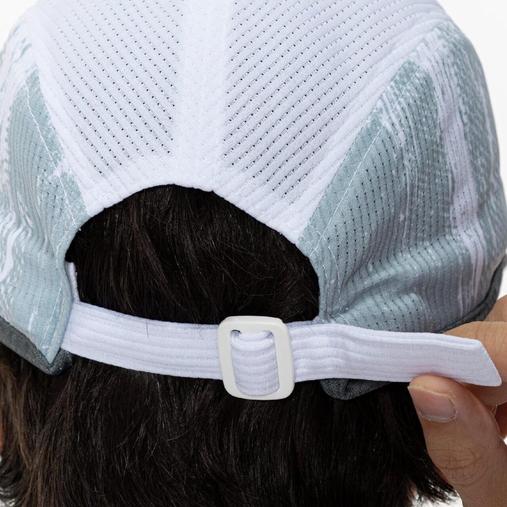 Mizuno Dry Aeroflow Highly Summer One Size Fits Most Cap, Breathable, Hat, Sports, 32JWC103, Unisex, White/Light Gray,