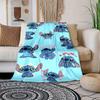 1pc Stitch Printing Blanket - Soft, All-Season Throw for Office Blanket, Personalized Gift with Adorable Cartoon Design