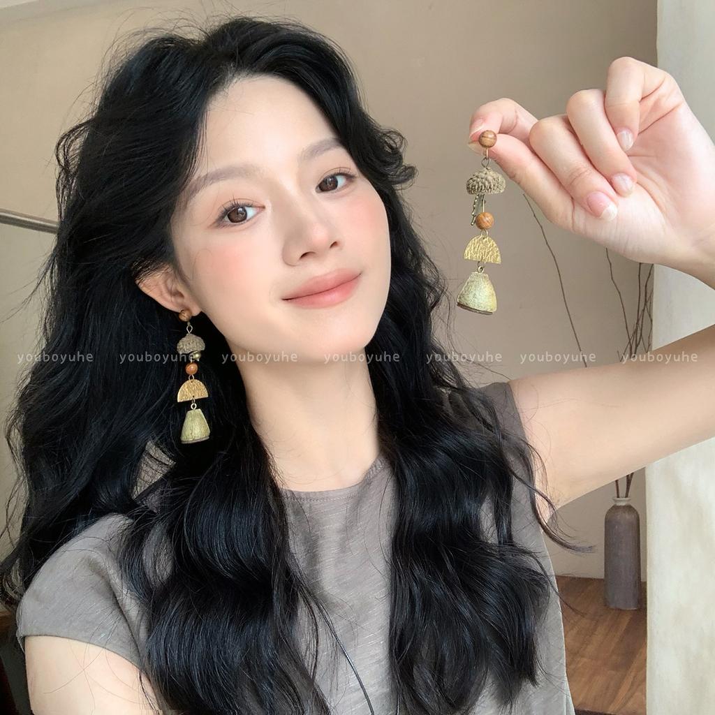 Female Niche Unique New Chinese Retro Long Earrings