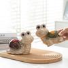 Jingdezhen Ceramic Turtle Snail Ornament, Creative Home Living Room TV Cabinet Fish Tank Decoration Landscaping Decoration