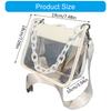 Clear Crossbody Purse Bag Shoulder Bag Clear Bags Stadium Approved for Concerts Festivals Sports Event for Women