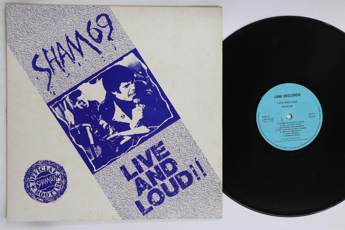 

LP Record SHAM 69 - Live And Loud LINKLP04 LINK 1987 UK Rock Used