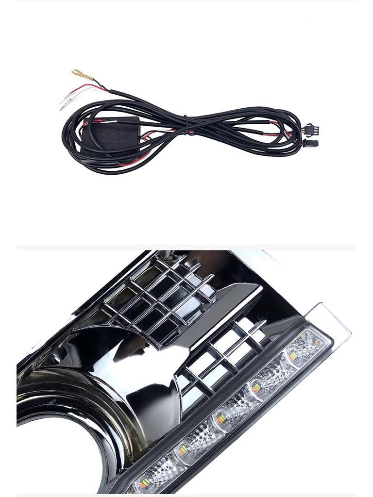 Cadillac SRX LED Daytime Running Lights with Flowing Turn Signals