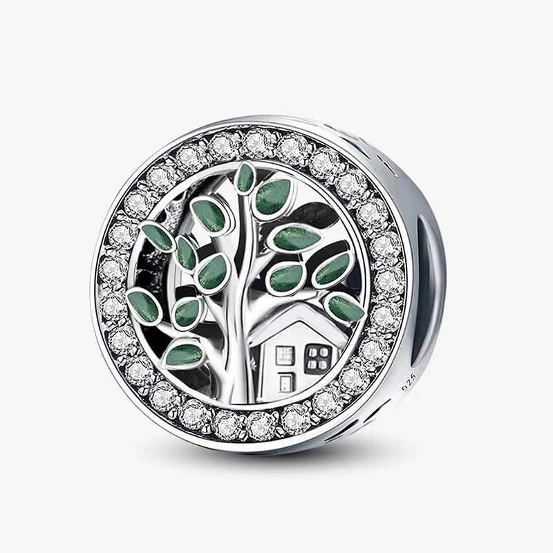 Copper Romantic Red Love Heart Pink Charms Beads Fit Original Pan Diy Bracelets For Woman Pendant Fine Jewelry