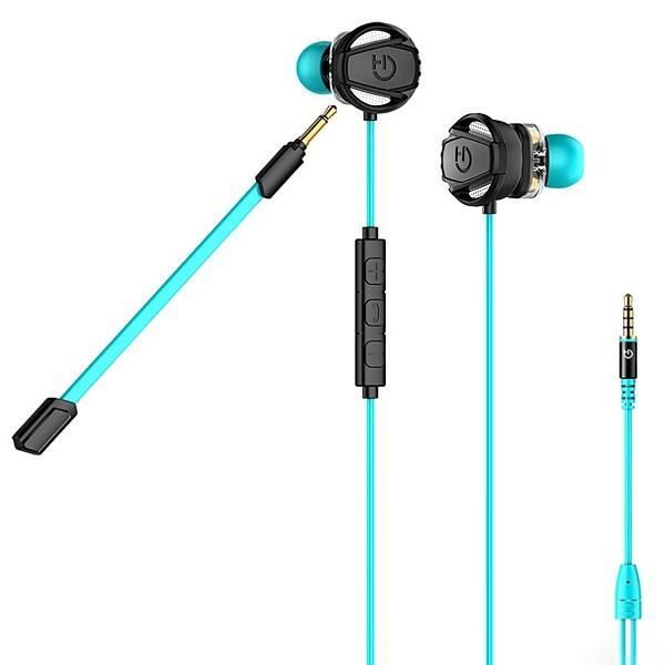 Casque Gaming - Hiditec - GHE010002 - Noir Bleu - Filaire - Micro intégré - 1,5 m