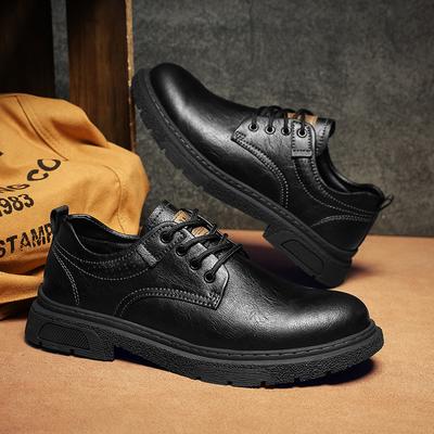 Trendy Marke Herrenschuhe aus echtem Leder Retro Klassische Low Top Schuhe Herren Büro Business Schuhe Schnürschuhe Freizeitschuhe