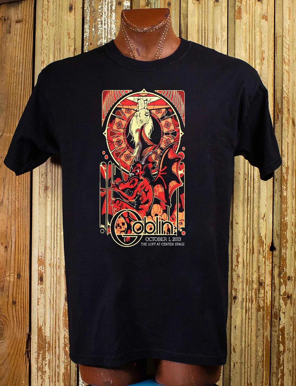 Goblin 2013 Concert Black Cotton T -Shirt XL 3XL