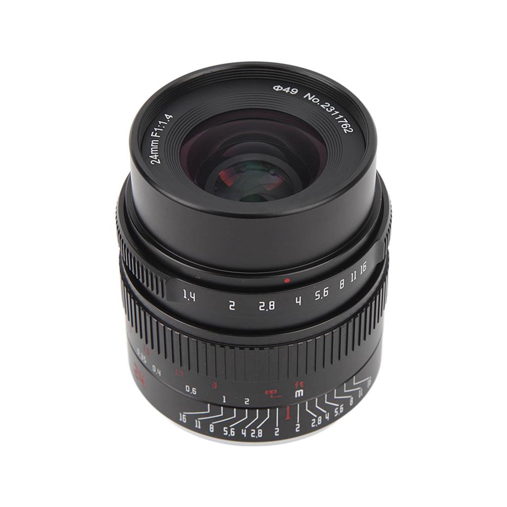 24mm F1.4 APS C Large Aperture Wide Angle Lens Manual Focus ED Lens for Fujifilm FX Mount Camera XT5 XS20 XS10 XT4 XE7
