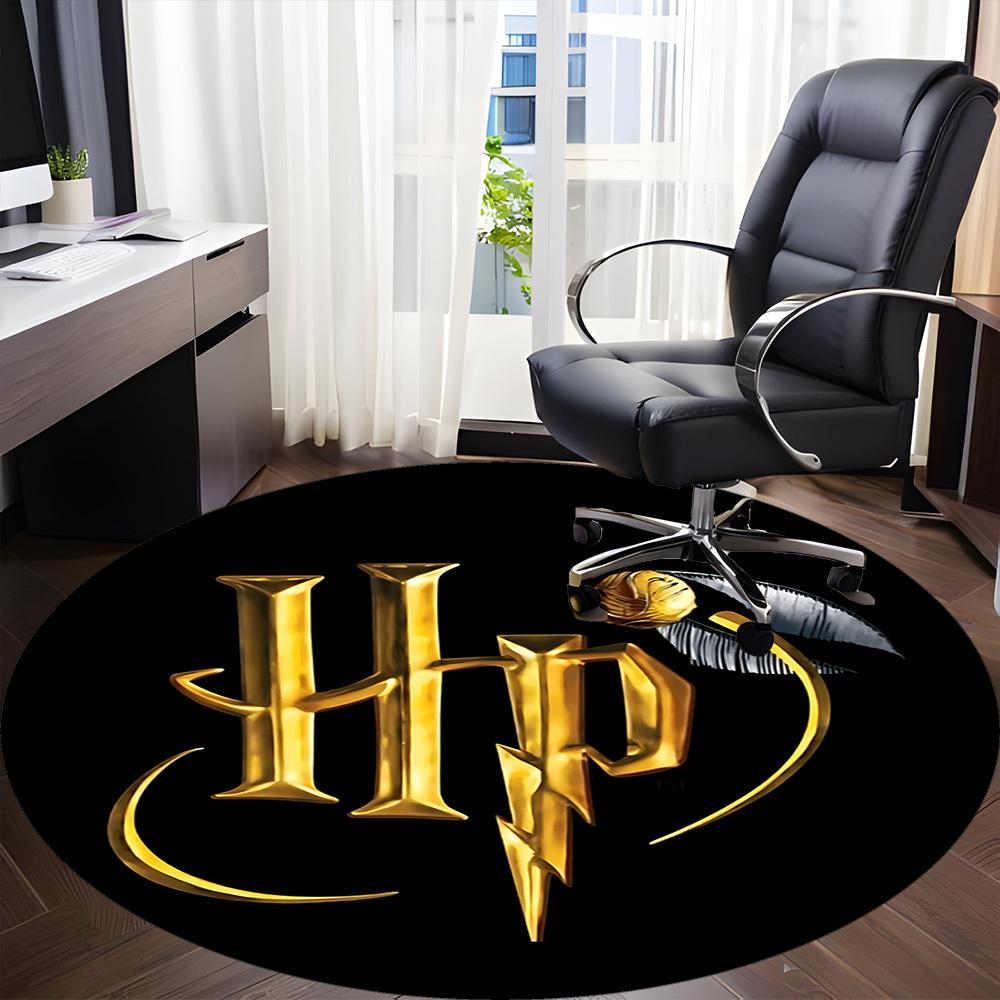 1pc Carpet, Round Non-Slip Durable Large Size Office Carpet, Suitable for Office Yy250908061