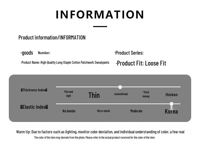 Men's Elastic Waist Cotton Casual Trousers