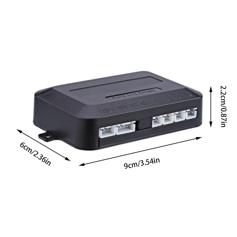 Car Backup Radar Car Crescent Buzzer Sound Warning System Front And Rear Reversing Radar Kit LED Buzzer Alarm Sensor Car Parking