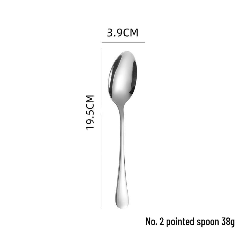 ZISIZ 304 Stainless Steel Pointed Spoon