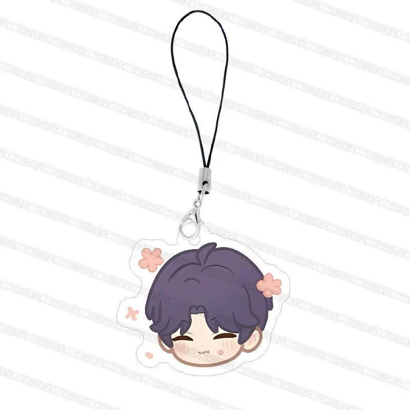 Big Avatar Love and Deepspace Anime Mobile Phone Lanyard KeyChain Sylus Zayne Men Women Print Figure Hanging Key Rope Pendant